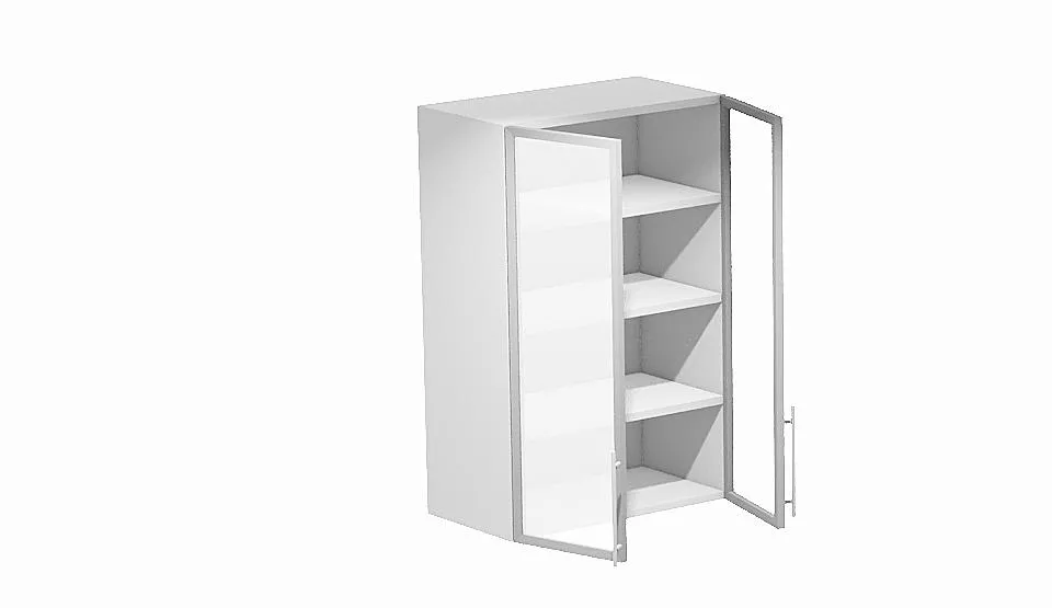 Horní, s 2 prosklenými dvířky, 900 mm