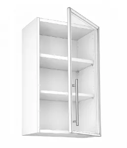 Horní, s prosklenými dvířky, 300 mm