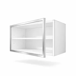 Horní, s prosklenými dvířky, 600 mm, v. 360 mm