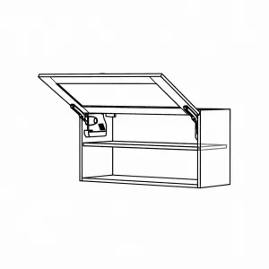 Horní skříňka s výklopem HK Aventos, 360 mm, výška 360 mm KuchyneNaNetu