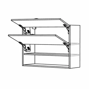 Horní skříňka s výklopem HK Aventos, 600 mm, výška 720 mm KuchyneNaNetu