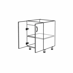 Spodní dřezová skříňka se 2 dvířky, 1000 mm KuchyneNaNetu