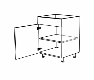 Spodní dřezová skříňka s pevným čelem, 450 mm KuchyneNaNetu