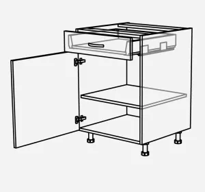 Spodní zásuvková skříňka, 400 mm KuchyneNaNetu