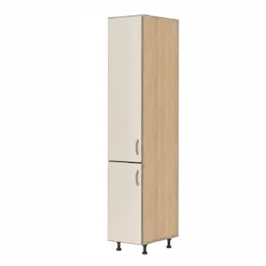 Vysoká skříň potravinová s dvířky, 400 mm, výška 2058 mm | DveĹ™e - levĂ©, DveĹ™e - pravĂ©, Dveře - levé, Dveře - pravé